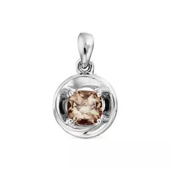 Подвеска с раухтопазом Линии Любви