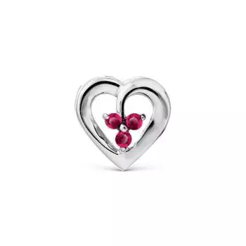 Подвеска с рубинами Линии Любви