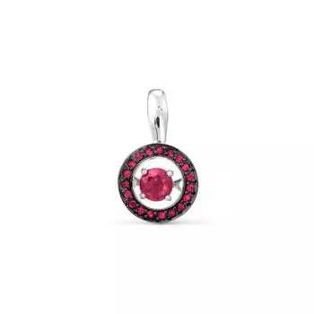 Подвеска с рубинами Линии Любви
