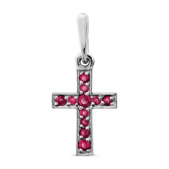 Подвеска с рубинами Линии Любви