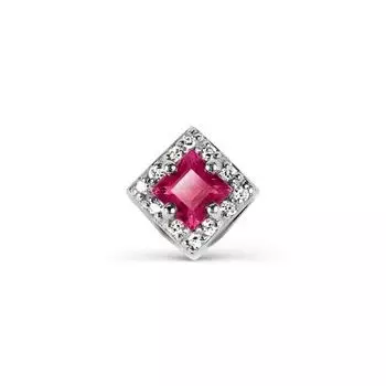 Подвеска с рубином и бриллиантами Линии Любви