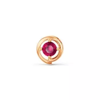 Подвеска с рубином Линии Любви