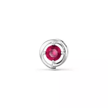 Подвеска с рубином Линии Любви