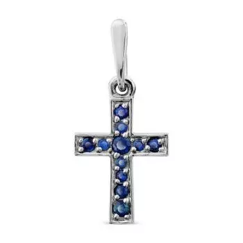 Подвеска с сапфирами Линии Любви