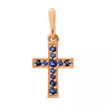 Подвеска с сапфирами Линии Любви