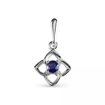 Подвеска с сапфиром Линии Любви