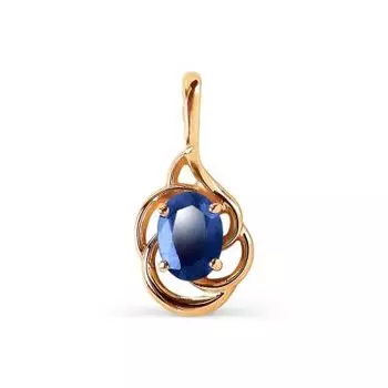Подвеска с сапфиром Линии Любви