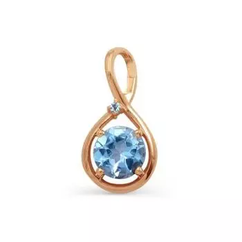 Подвеска с топазами Линии Любви