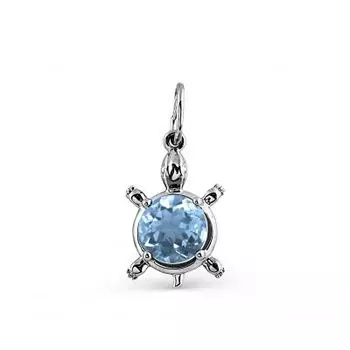 Подвеска с топазом Линии Любви