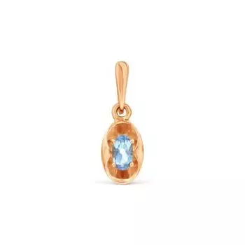 Подвеска с топазом Линии Любви