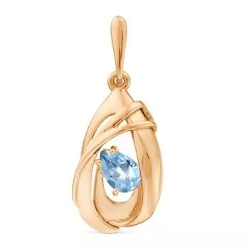 Подвеска с топазом Линии Любви