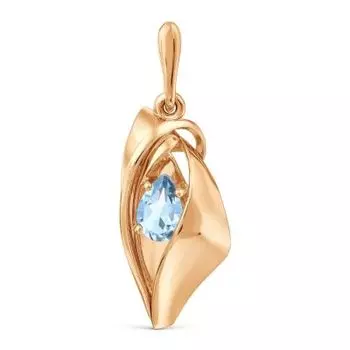 Подвеска с топазом Линии Любви