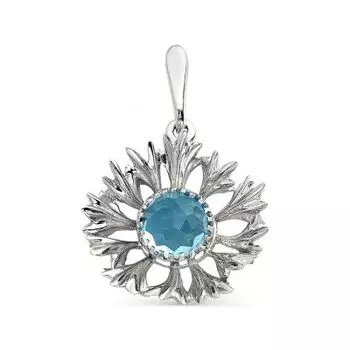 Подвеска с топазом Линии Любви