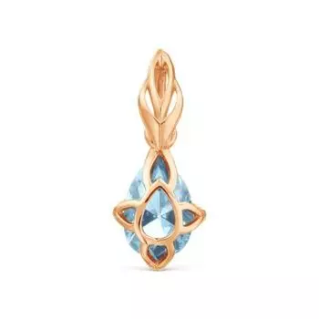 Подвеска с топазом ситалл Линии Любви