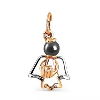 Подвеска с жемчугом Линии Любви