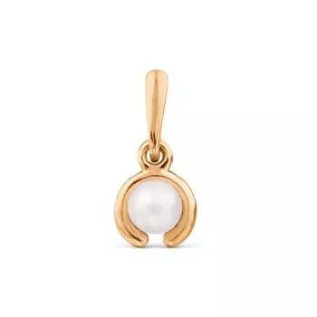 Подвеска с жемчугом Линии Любви