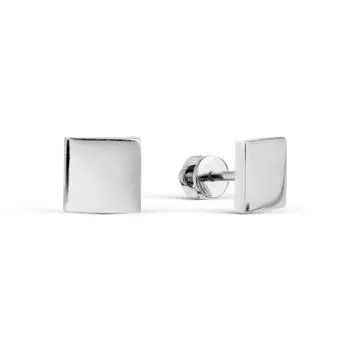 Серьги из белого золота Линии Любви