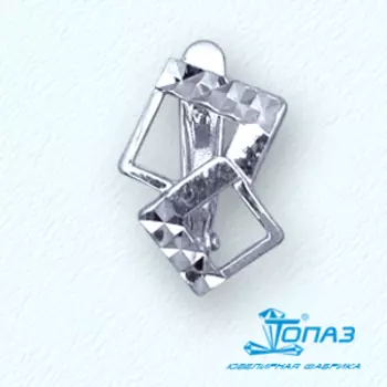 Серьги из белого золота Линии Любви