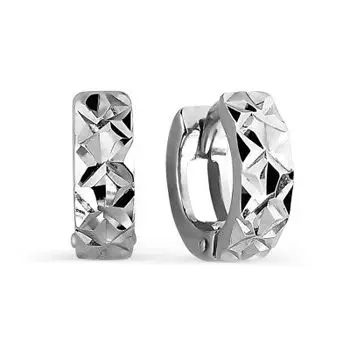 Серьги из белого золота Линии Любви