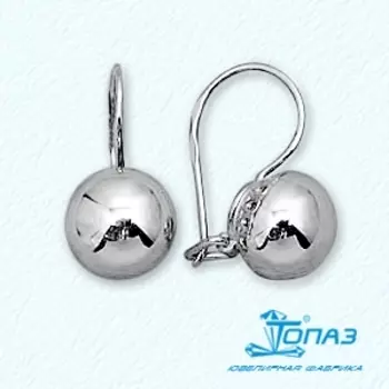 Серьги из белого золота Линии Любви