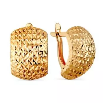 Серьги из красного золота Линии Любви