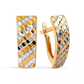 Серьги из красного золота Линии Любви