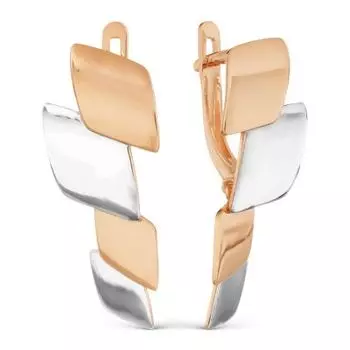 Серьги из красного золота Линии Любви