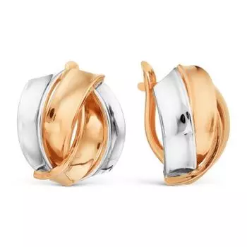 Серьги из красного золота Линии Любви