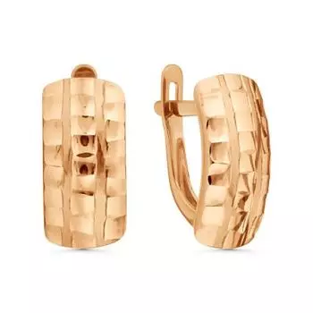 Серьги из красного золота Линии Любви