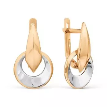 Серьги из красного золота Линии Любви