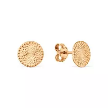 Серьги из красного золота Линии Любви