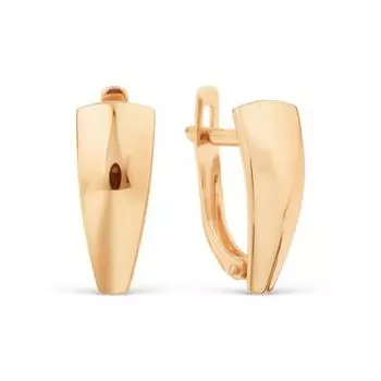 Серьги из красного золота Линии Любви