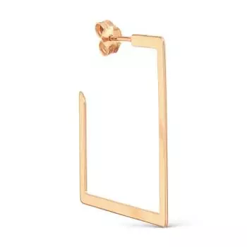 Серьги из красного золота Линии Любви