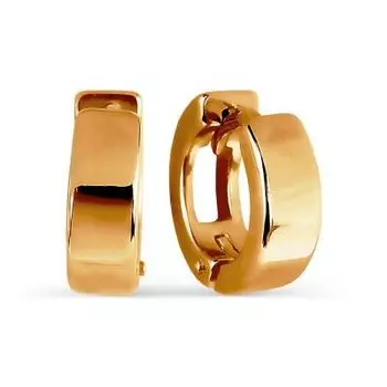 Серьги из красного золота Линии Любви