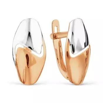 Серьги из красного золота Линии Любви