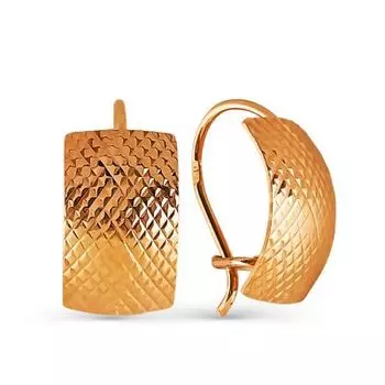Серьги из красного золота Линии Любви