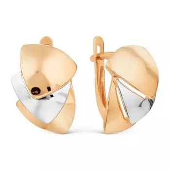 Серьги из красного золота Линии Любви