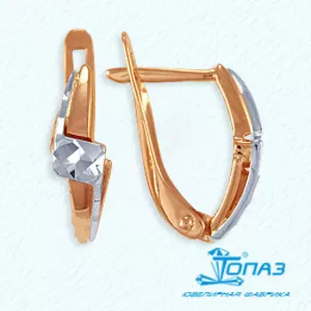 Серьги из красного золота Линии Любви