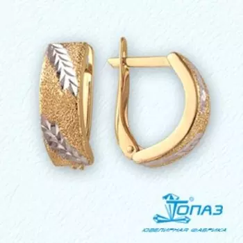 Серьги из красного золота Линии Любви