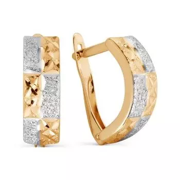 Серьги из красного золота Линии Любви