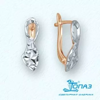 Серьги из красного золота Линии Любви