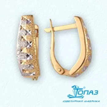 Серьги из красного золота Линии Любви