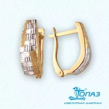 Серьги из красного золота Линии Любви