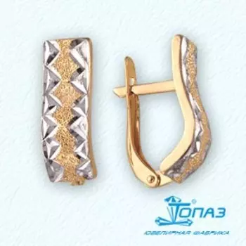 Серьги из красного золота Линии Любви