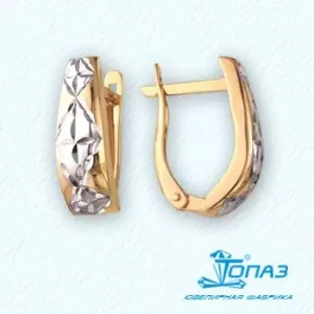 Серьги из красного золота Линии Любви