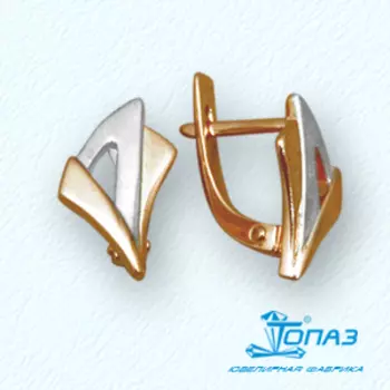 Серьги из красного золота Линии Любви