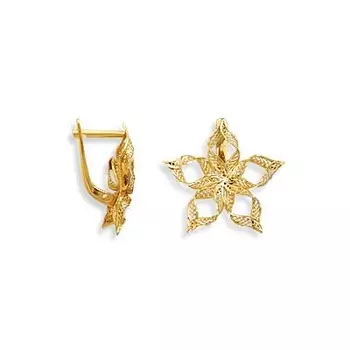 Серьги из красного золота Линии Любви