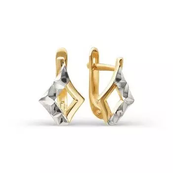 Серьги из красного золота Линии Любви