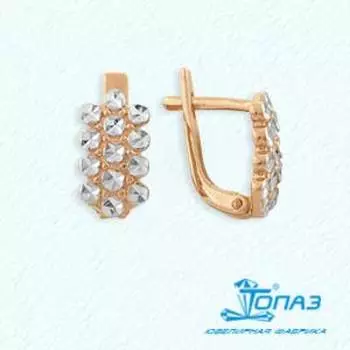 Серьги из красного золота Линии Любви