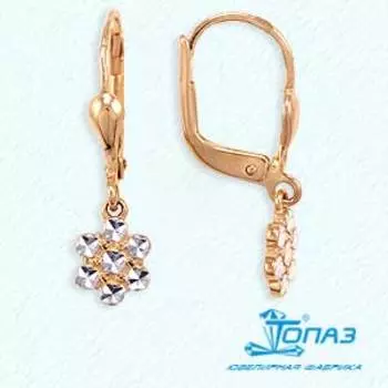 Серьги из красного золота Линии Любви